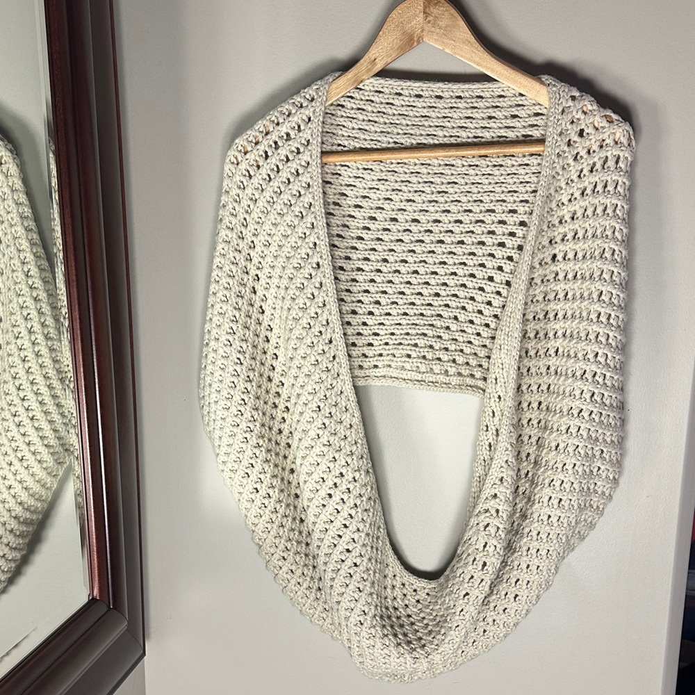 Elegant Cream Knit Women's Sweater